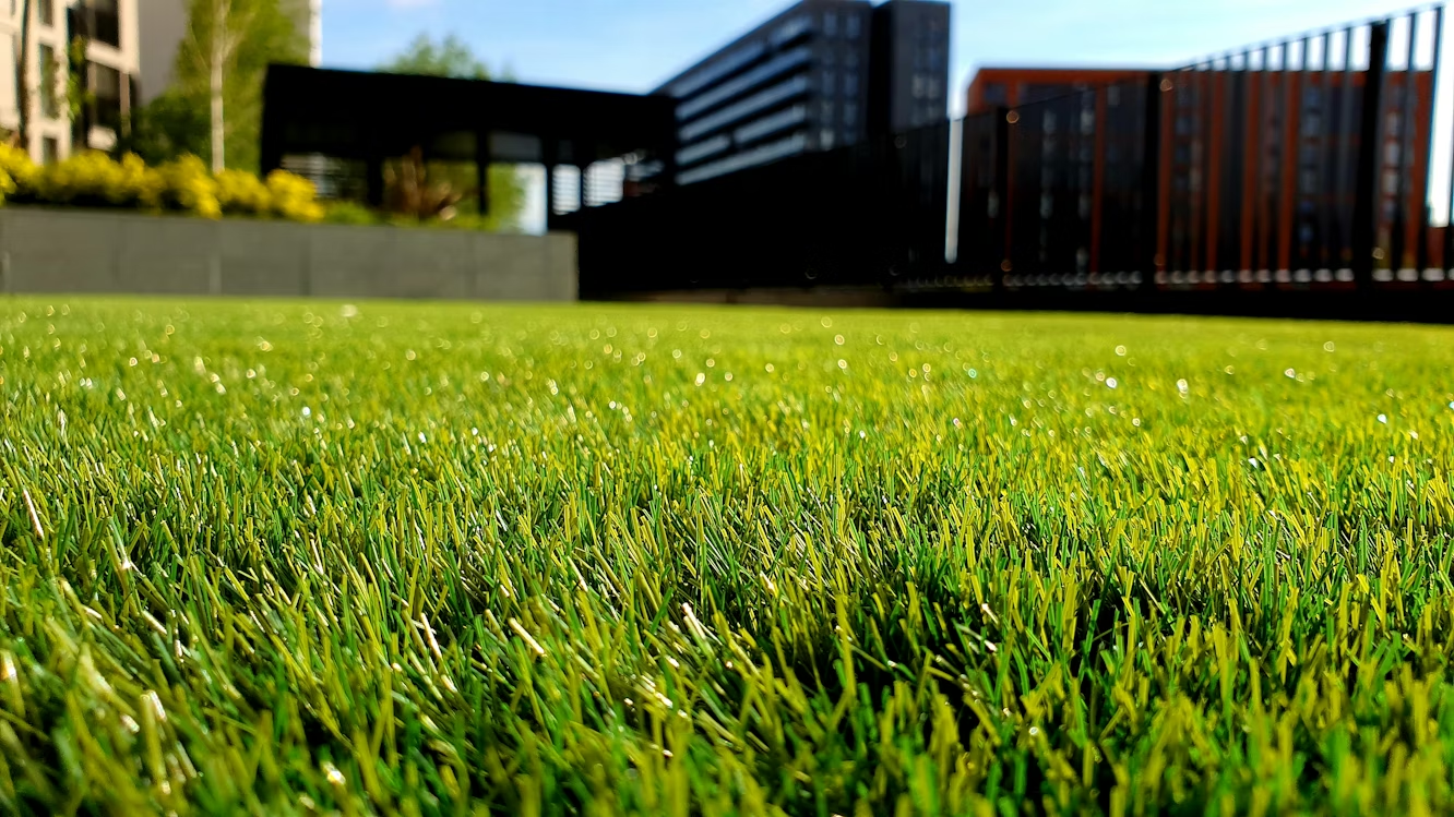 Commercial property lawn care